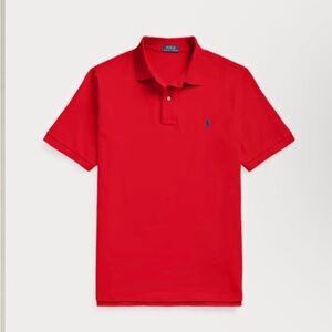 Ralph Lauren Men's Bright Red Polo Shirt